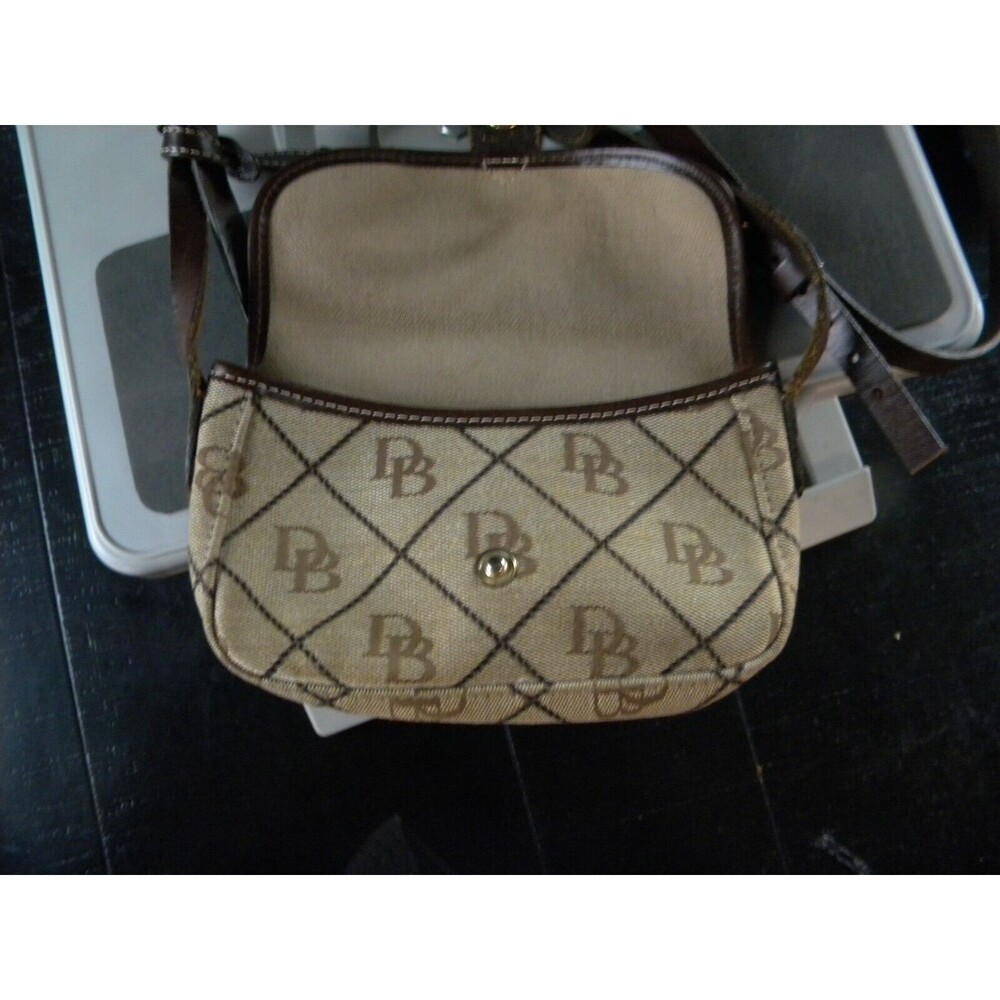 Dooney & Bourke Signature Canvas Crossbody Bag Small - Picture 8 of 16